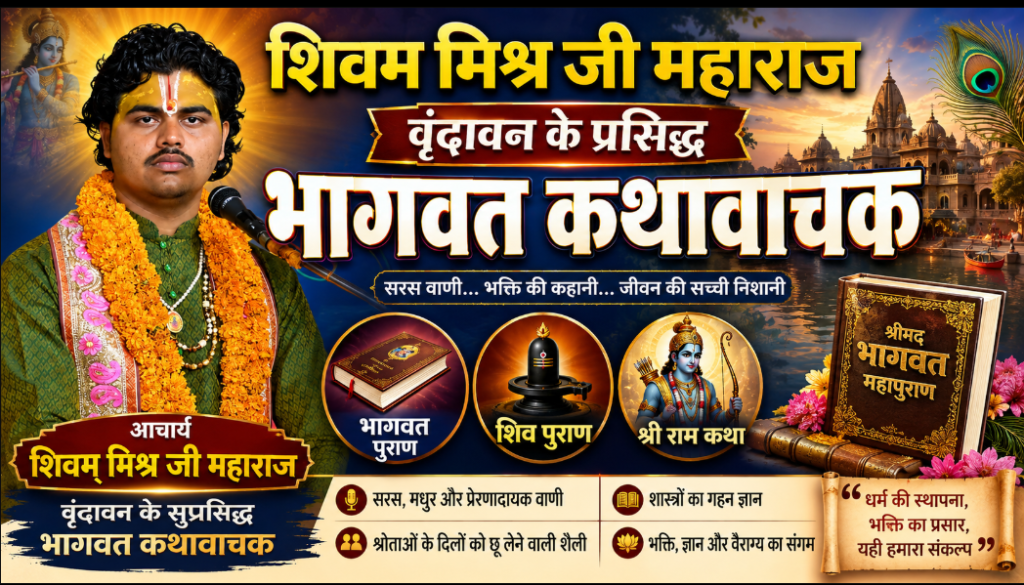 acharya-shivam-mishra-ji-vrindavan-bhagwat-katha-vachak